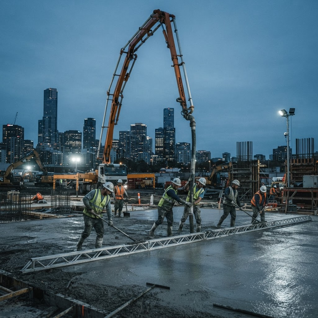 Commercial Slab Pour